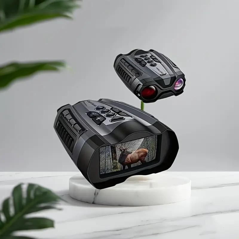 [Night Vision Binoculars]Single Pack Ultra HD 1080P Infrared Night Vision Binoculars, 10X Digital Zoom, Portable Dual-Use Day & Night Scope, 25mm Objective Lens, High-Index Plastic, with 4000mAh Battery, 7 Adjustable Modes, USB Rechargeable for Hunting