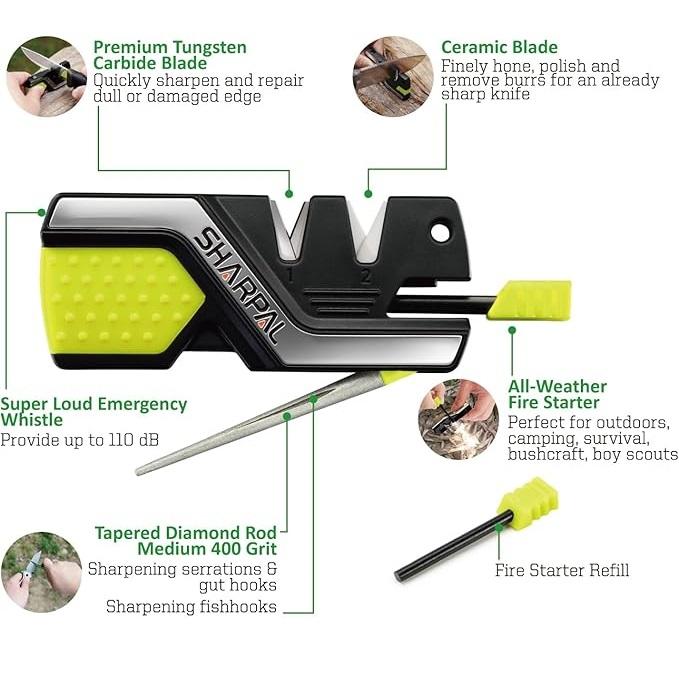 Kitchen Knife Sharpener Survival Camping Tool