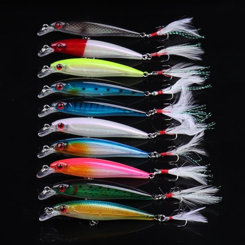 Artificial Fishing Lure, 10pcs Topwater Fishing Lure, Fishing Accessories for Outdoor Fishing, Fishing Supplies