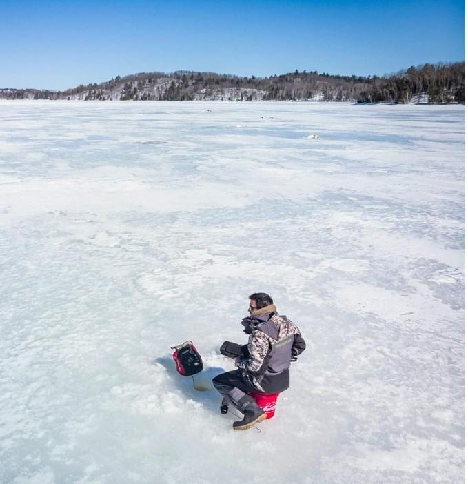 Fuel Ice Fishing Reel & Rod Combo