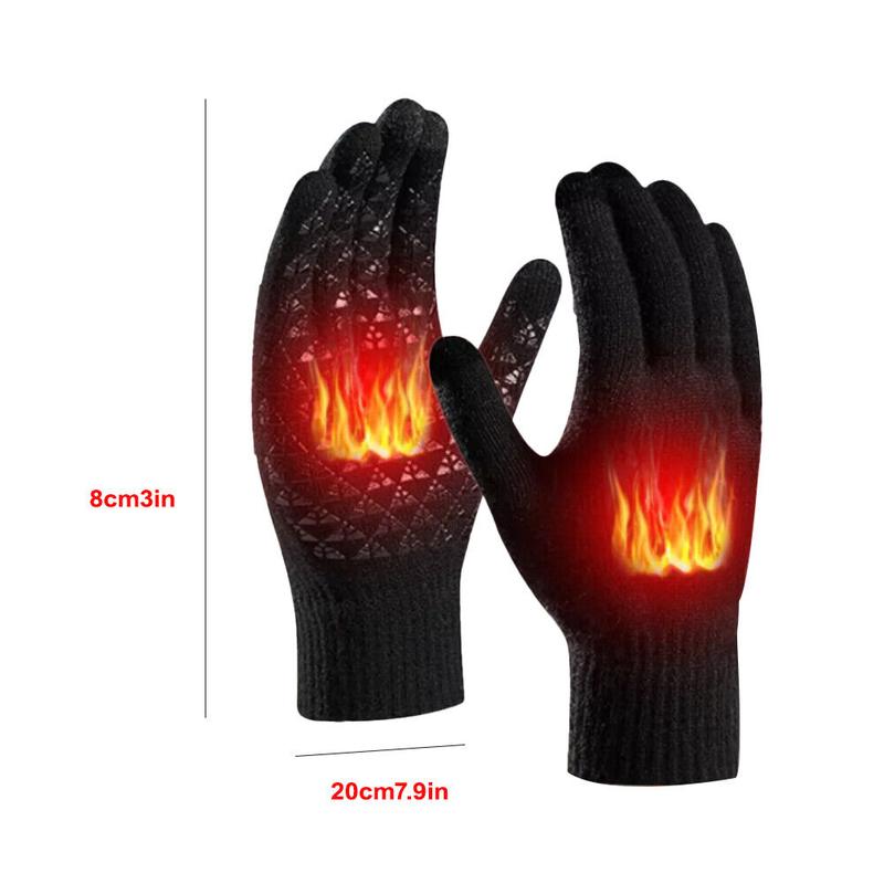 Heated Glove Liners for Men, Rechargeable Electric USB Heated Gloves, Winter Warm Glove Liners, Thin Gloves Riding Ski Snowboarding Hiking Cycling Hand Warmers