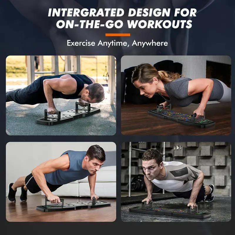 Push Up Handles 16-in-1 Multi-Function : Portable, Foldable, and Suitable for Men and Women - ABS Material