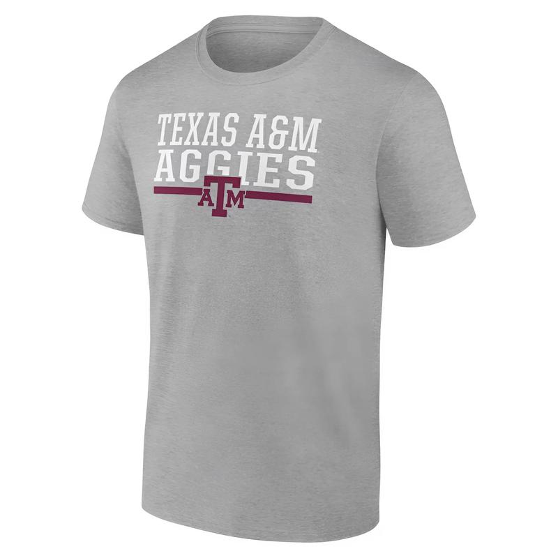 Texas A&M Aggies collegiate stack t-shirt, college sport fan shirt