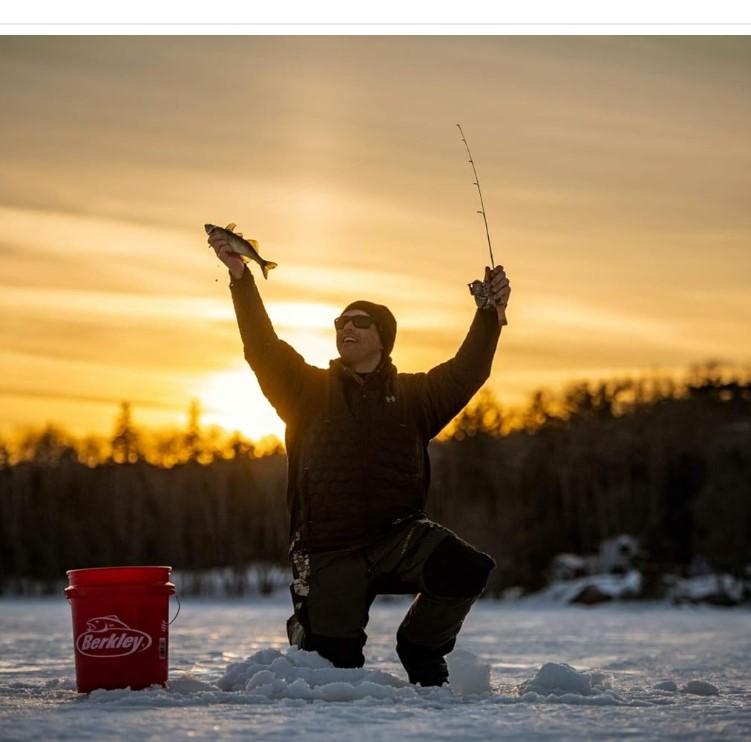 Fuel Ice Fishing Reel & Rod Combo