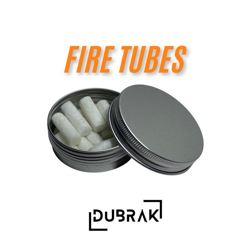 Dubrak Ecofriendly Quick Start Tubes for Camping, Bushcraft, Hunting, and Survival