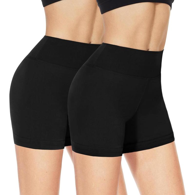 2 Pack Workout Biker Shorts Womens - 3