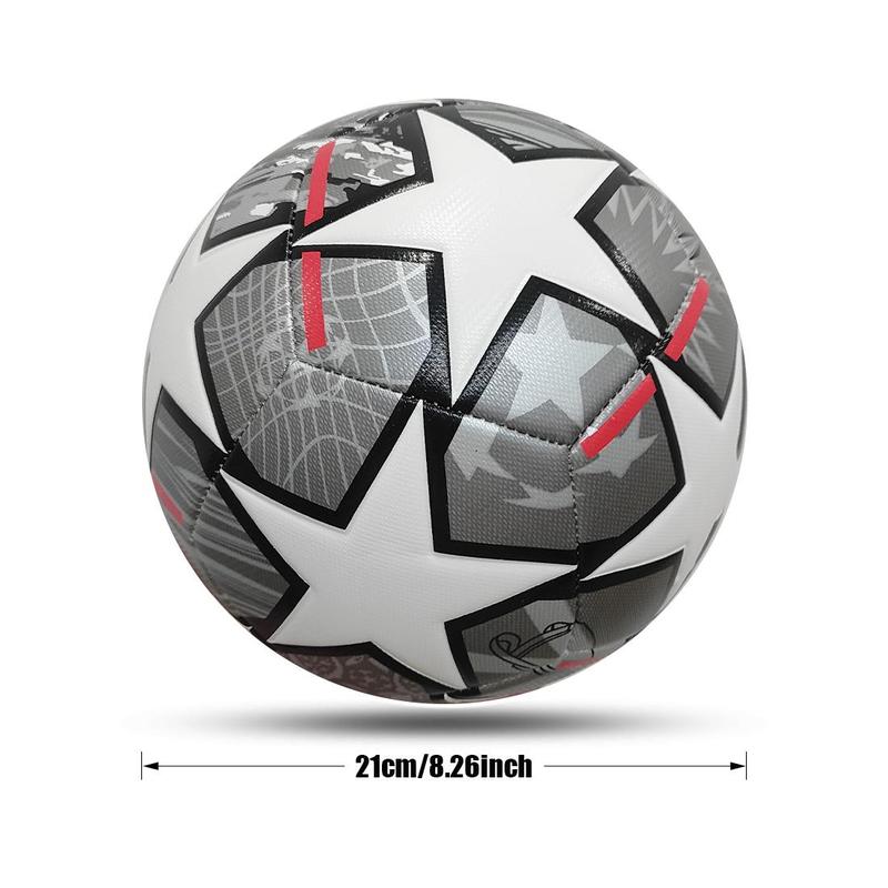 Star Animal Pattern Soccer Ball, 1 Count Star Pattern Soccer Ball For Kids & Adults, Football Ball For Indoor & Outdoor Play