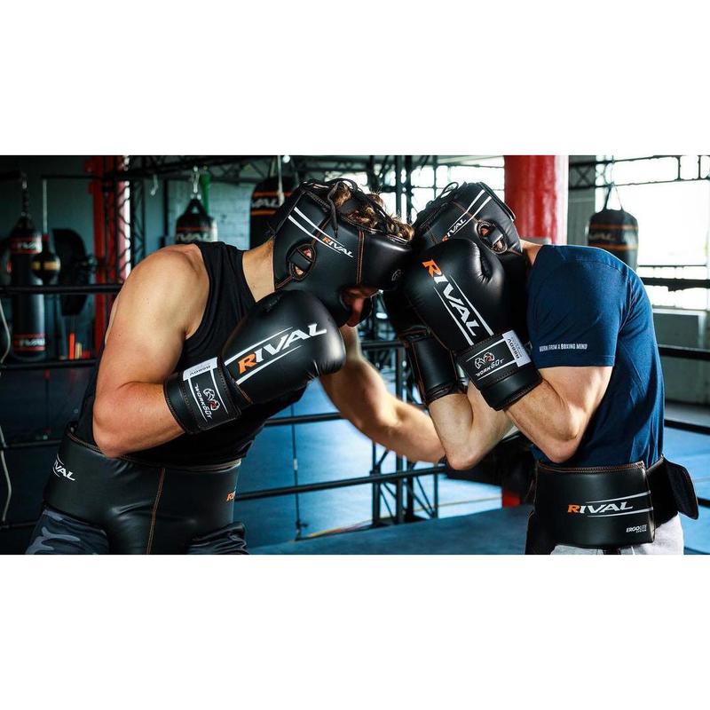 RIVAL Boxing RS60V Workout Hook and Loop Sparring Gloves 2.0 - Black