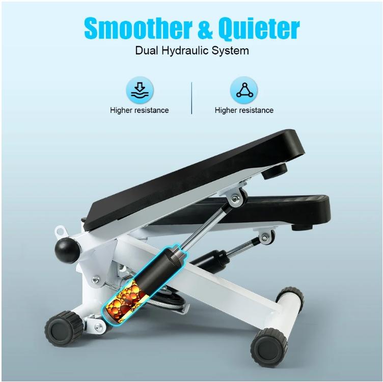 Portable Fitness Pedal Stationary Exercise Machine Bike for Arms and Legs - Under Desk Calorie Burner