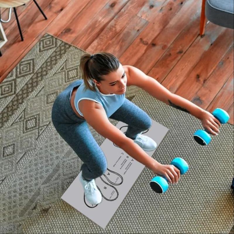 Pilates Mat, Non-slip Pilates Exercise Mat, Comfortable Design Fitness Mat, Ideal Gift for Women, Yoga & Pilates Equipment for Home Gym