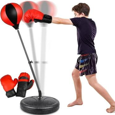 Mike Tyson Kid's Boxing Set with Autographed Gloves For Kid Over 6 Year Old Practice Boxing Sport Good Health