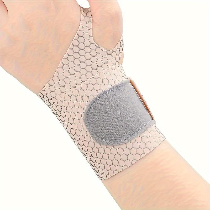 1pc Ultra Thin Wrist Brace, Sport Slim Carpal Tunnel Support For Men And Women, Adjustable Lightweight Breathable Wrist Protector, Helps Prevent Wrist Injuries And Is Suitable For Basketball, Volleyball, Fitness And Other Sports