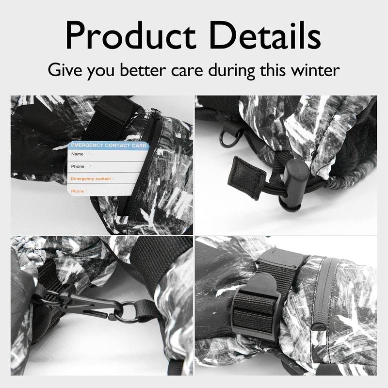 Ski Gloves, Waterproof Snow Gloves -30 Winter Gloves for Cold Weather Touchscreen Snowboard Gloves Warm for Men Women