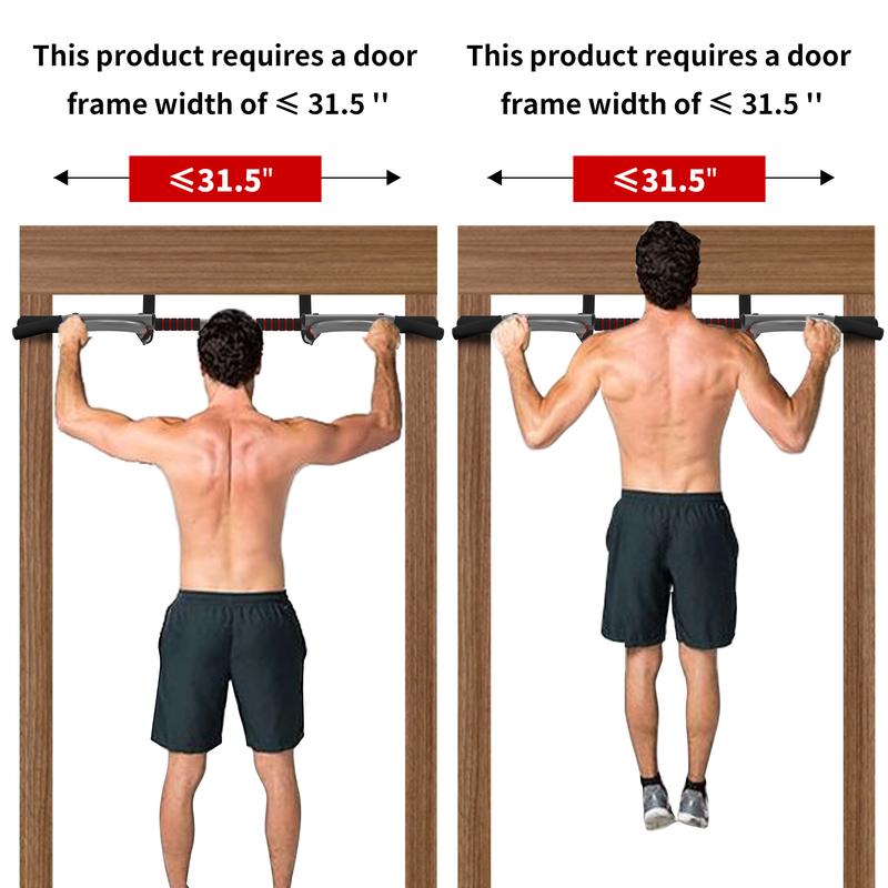 Pull-Up Bar For Door Frame Adjustable Portable Upper Body Fitness Workout For Home Gyms Adjustable Door