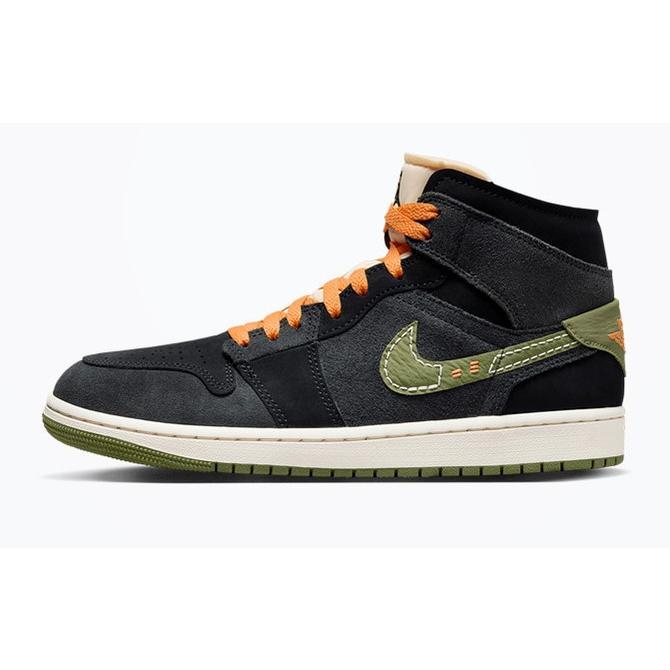 Men's Jordan 1 Mid SE Craft Anthracite Sky J LT Olive (FD8617 003)