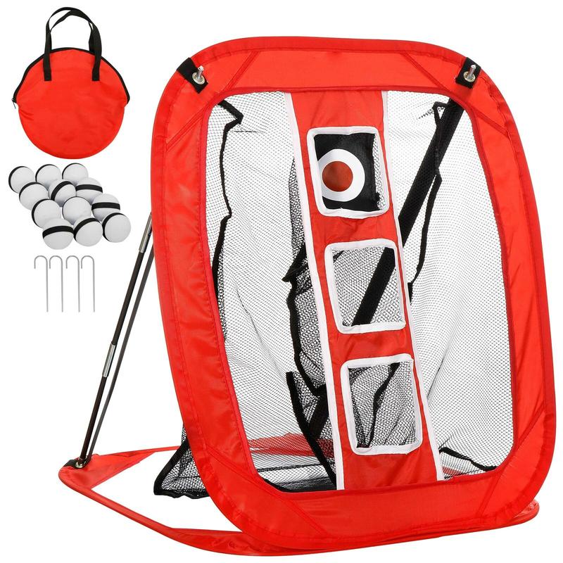 Answer E Pop Up Portable Golf Chipping Net and Target Training Aids Practice with Ball