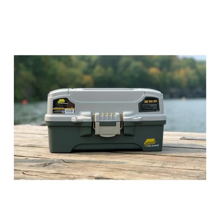 Plano 6201 One-Tray Tackle Box, Bait Storage, Extending Cantilever-tray Design