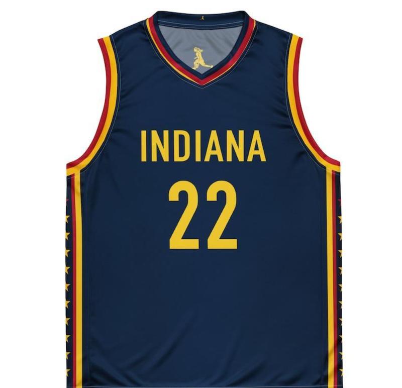 Indiana Collection - Caitlin #22 Basketball Jersey Basketballjersey - Sport Uniforms - Basketballjersey