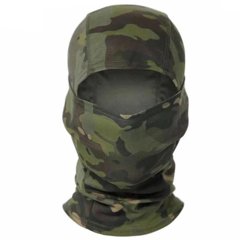 5PCS Camouflage Balaclava Face Ski Mask Set for Cold Weather,Head Protection Outdoor Sports Hat for Men & Women