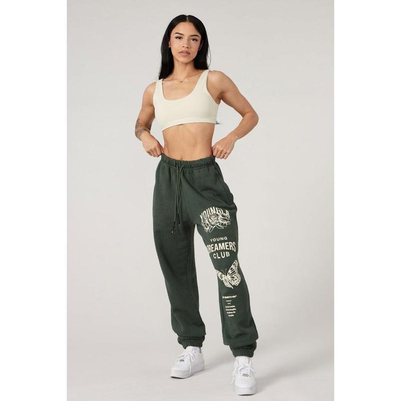 Dreamers Joggers Youngla Aweatpants, Sport, Cool Sweatpants, Loungewear, Streetwear, Gift For Her Gift For Him, Cute Sweatpants, Unisex Pants, No pockets