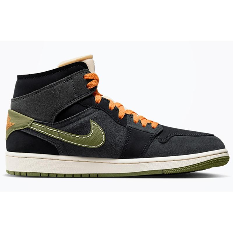 Men's Jordan 1 Mid SE Craft Anthracite Sky J LT Olive (FD8617 003)