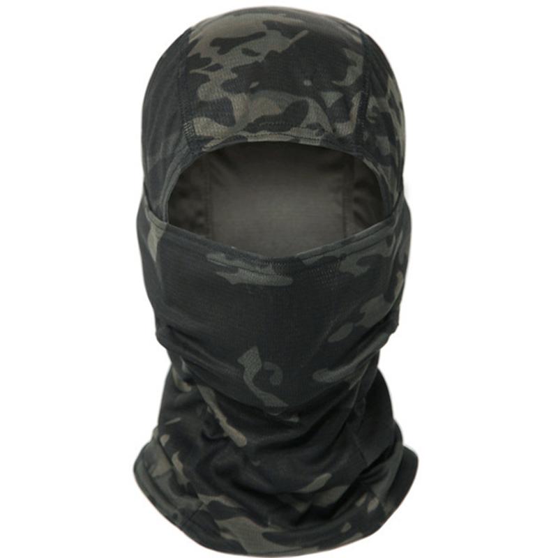 5PCS Camouflage Balaclava Face Ski Mask Set for Cold Weather,Head Protection Outdoor Sports Hat for Men & Women