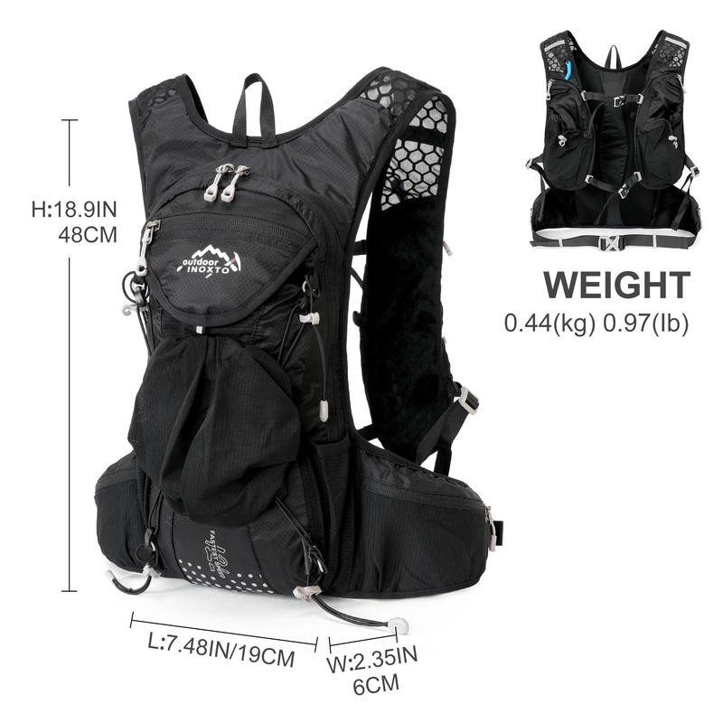 Hydration Backpack, Lightweight Hydration Backpack, Hiking Backpack, Cycling Backpack for Men Women, Outdoor Running Hydration Vest, Backpack Only