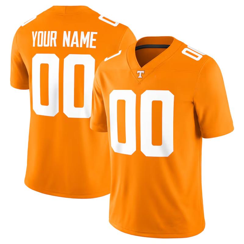 Tennessee Volunteers Custom Football Game Jersey - Orange, Sport Jersey Shirt, Trendy Men Sport Jersey, Classic Men Jersey, Gift For Fan Sport