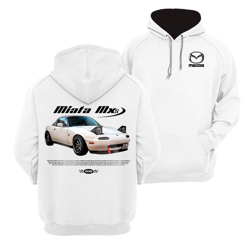 Maz d.a Miata M.X 5 Crewneck T-shirt, Sport Car Unisex Hoodie, Super Car Sweatshirt, Motosport, Streetwear Outfit, Racing Clothing