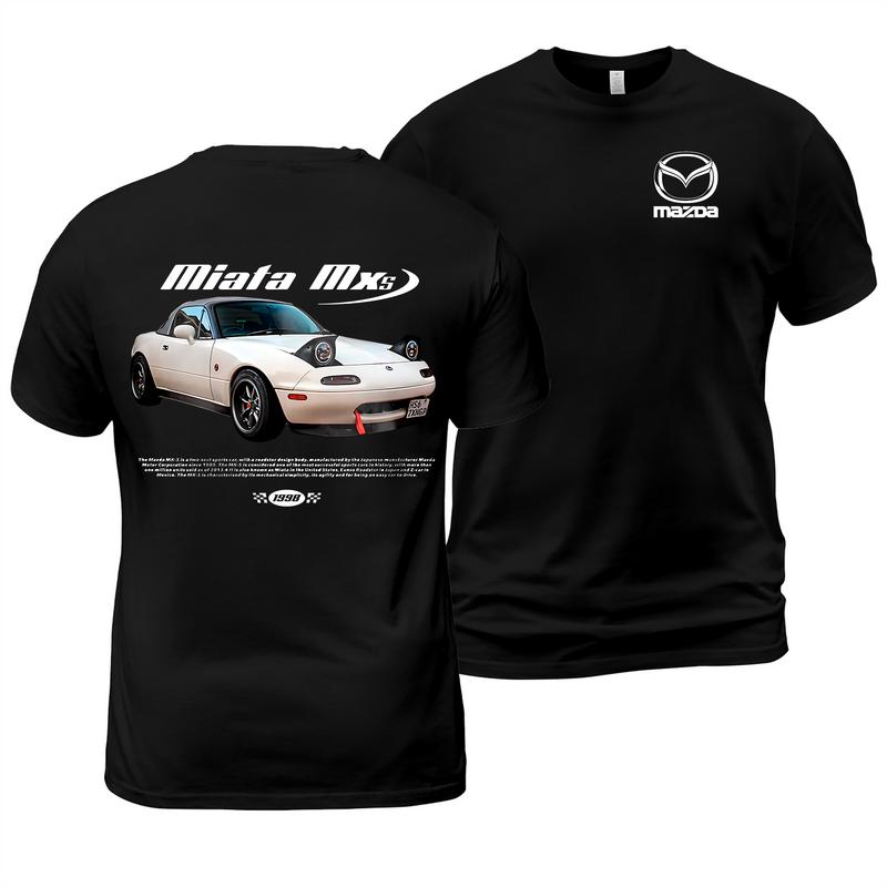 Maz d.a Miata M.X 5 Crewneck T-shirt, Sport Car Unisex Hoodie, Super Car Sweatshirt, Motosport, Streetwear Outfit, Racing Clothing