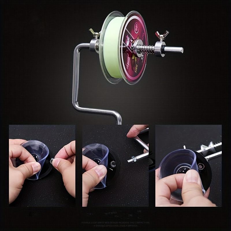 1pc Aluminum Alloy Fishing Line Winder, Outdoor Fishing Reel Winding Spooler