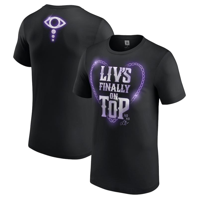 Liv Morgan Liv's Finally On Top T-Shirt, Wrestling Tee, WWE Tee, Wrestling Gift, Boxer Tee, Sports Shirt, Workout T-shirt, Gift for Him Gift For Her Shirt Shirt Shirt Cotton Menswear Top Shortsleeve Streetwear