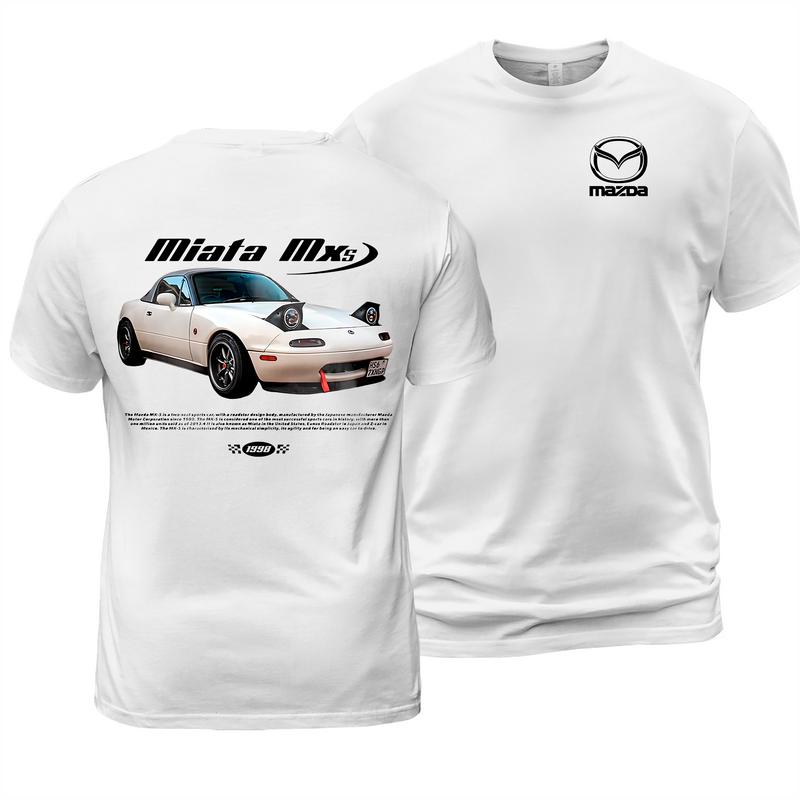 Maz d.a Miata M.X 5 Crewneck T-shirt, Sport Car Unisex Hoodie, Super Car Sweatshirt, Motosport, Streetwear Outfit, Racing Clothing