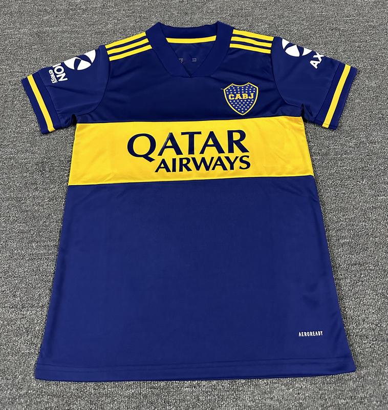 20-21 Boca Home \ Football jerseys \ Retro \ Blue \ Men's \ Sportswear