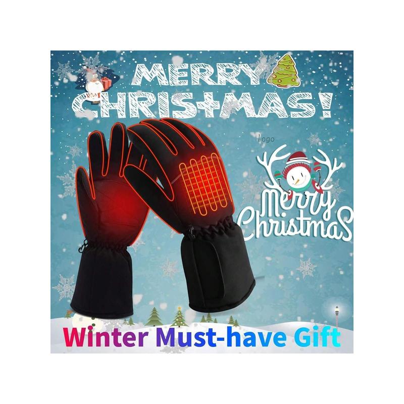 Rechargeable Heated Gloves - 5V 4000mAh Battery Powered, Upgrade Non-Slip, Electric Heating For Cycling, Skiing, Hiking, Hunting, Perfect For Men And Women