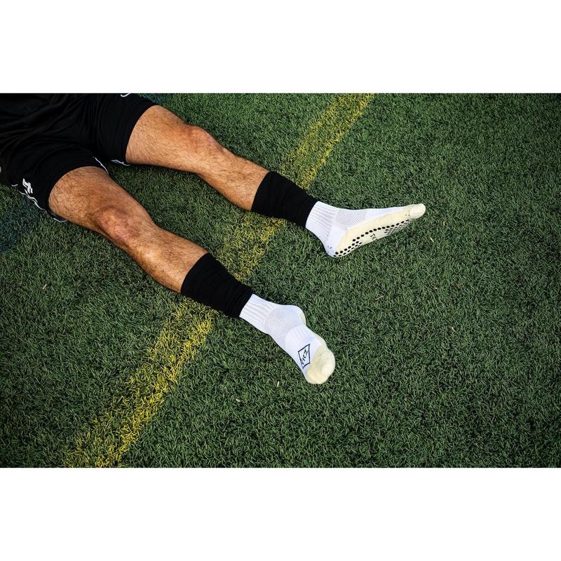 leg sleeve over 20 color variations compatible with grip socks for soccer, football, hockey, rugby athletic socks