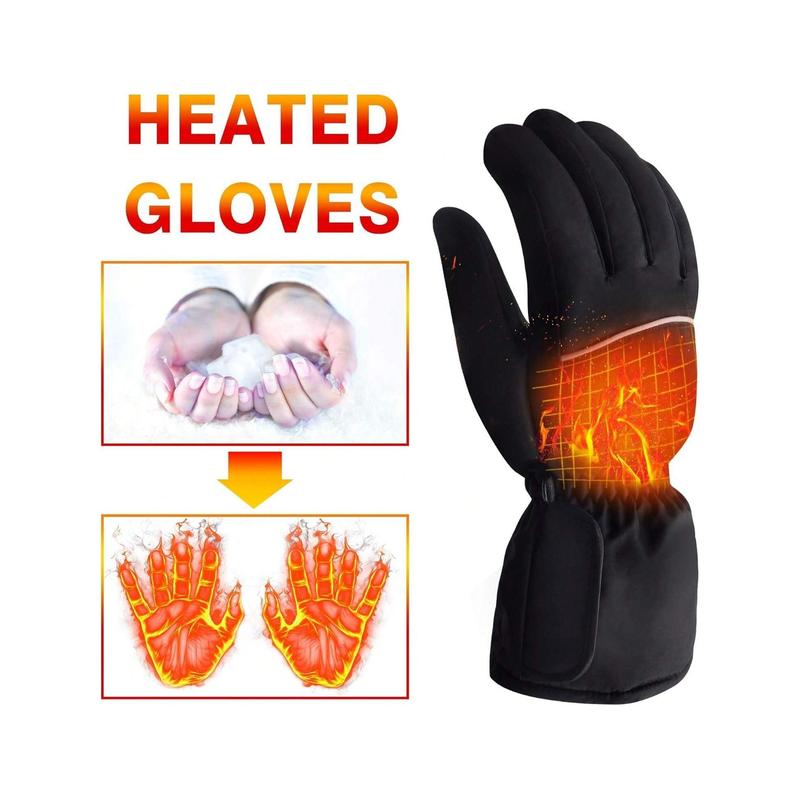 Rechargeable Heated Gloves - 5V 4000mAh Battery Powered, Upgrade Non-Slip, Electric Heating For Cycling, Skiing, Hiking, Hunting, Perfect For Men And Women