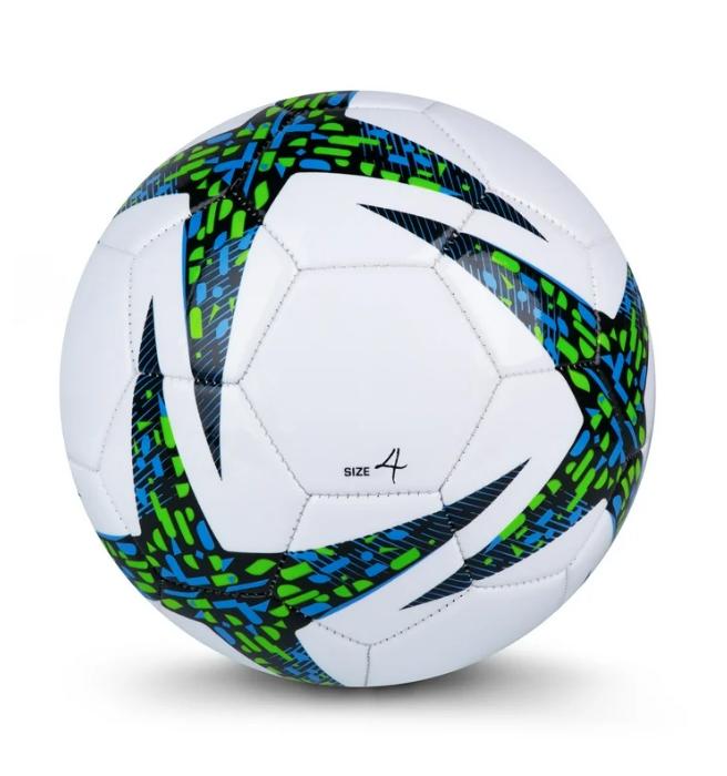 Blue Size 4 Soccer Ball - Perfect for Outdoor Play