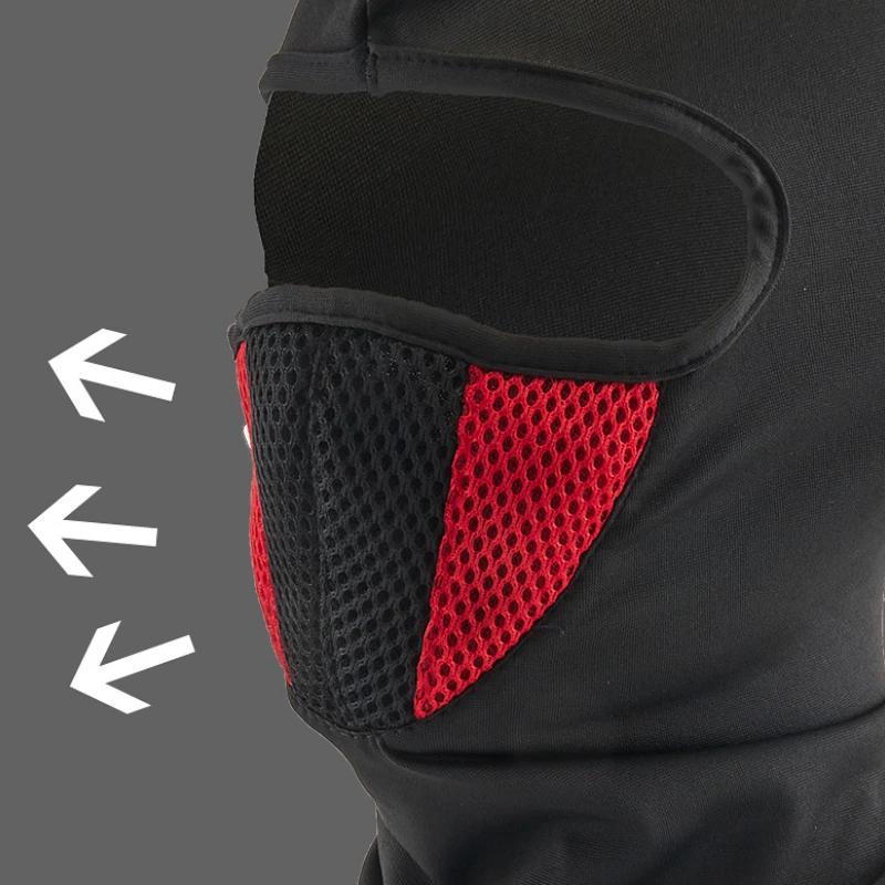 Motorcycle Riding Fabric Helmet, Universal Motorcycle Protective Helmet, Breathable Cycling Mask For Men & Women, Protective Gear