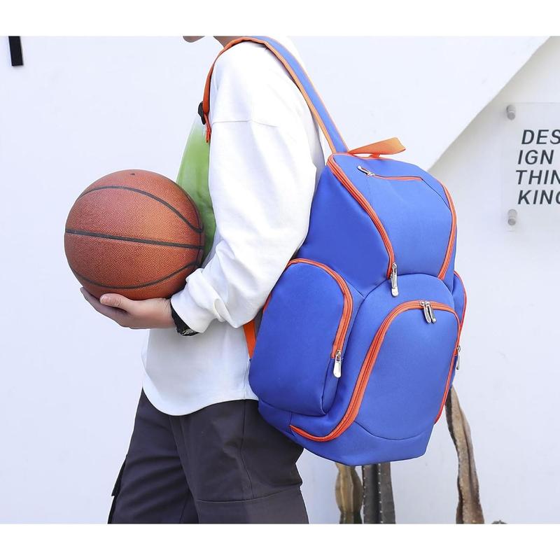 Hamoluxi Basketball Backpack with Separate Ball Holder,Large Sports Bag for Teens Boys