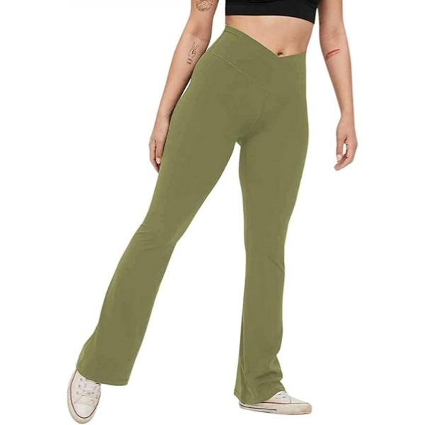 Women's Yoga Pants with High Waist Crossed Abdomen Controlled Exercise Fitness Running Yoga Pants