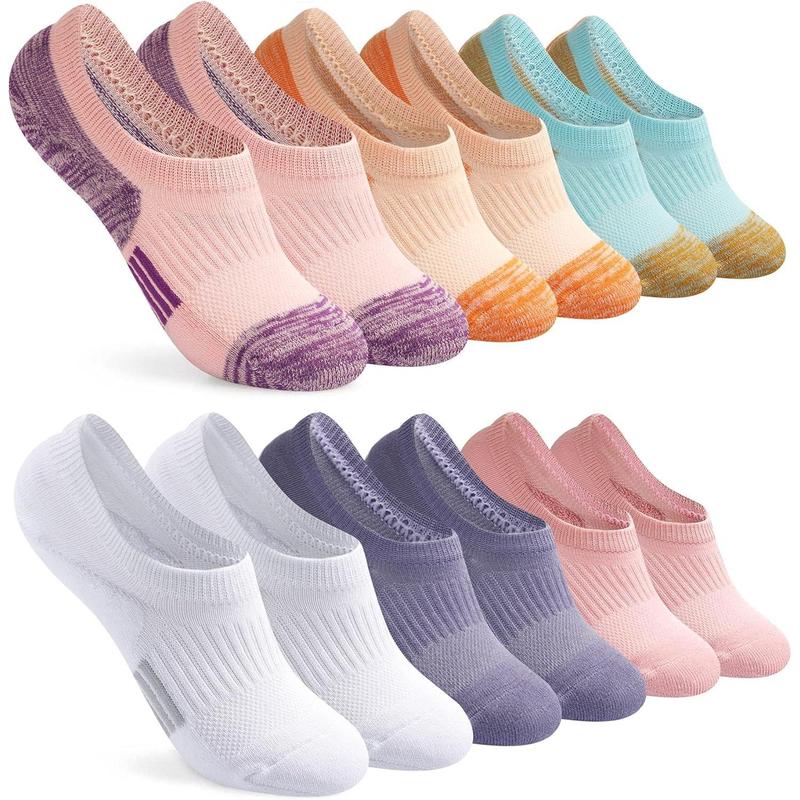 No Show Socks Womens Cushioned Low Cut Athletic Hidden Liner for Sneakers Ankle Invisible Running Socks