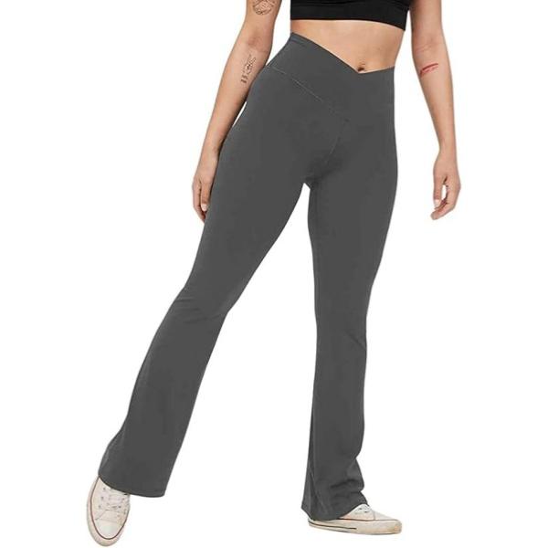 Women's Yoga Pants with High Waist Crossed Abdomen Controlled Exercise Fitness Running Yoga Pants