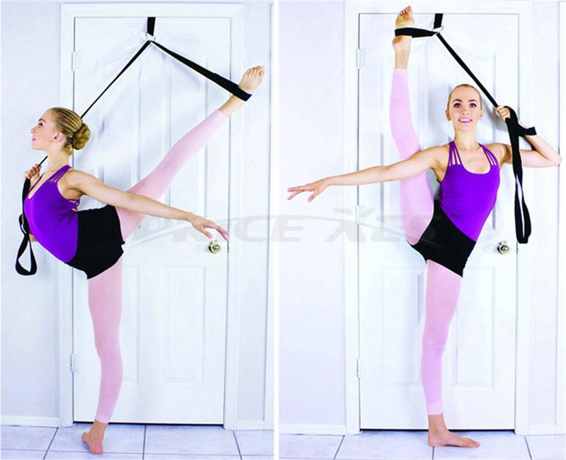 Door Flexibility & Stretching Leg Strap - Great for Ballet Cheer Dance Gymnastics or ANY Sport Leg Stretcher Door Flexibility Trainer Premium stretching equipment