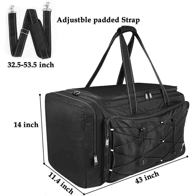 Spacious Baseball Gear Bag for Daily & Training with Compartment for Shoes, Softball Bag Holding Baseball Bats, Helmet