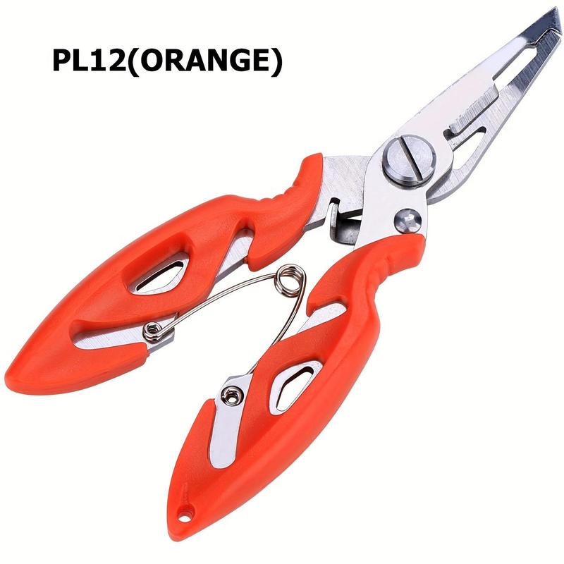 Multifunctional Stainless Steel Fishing Pliers, Portable 2 in 1 Fishing Tool & Cutter, Durable Outdoor Tool for Hunting & Fishing