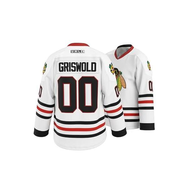 Griswold #00 Movie Hockey Jersey – Stitched Letters and Numbers S-5XL Authentic Fabs Apparel