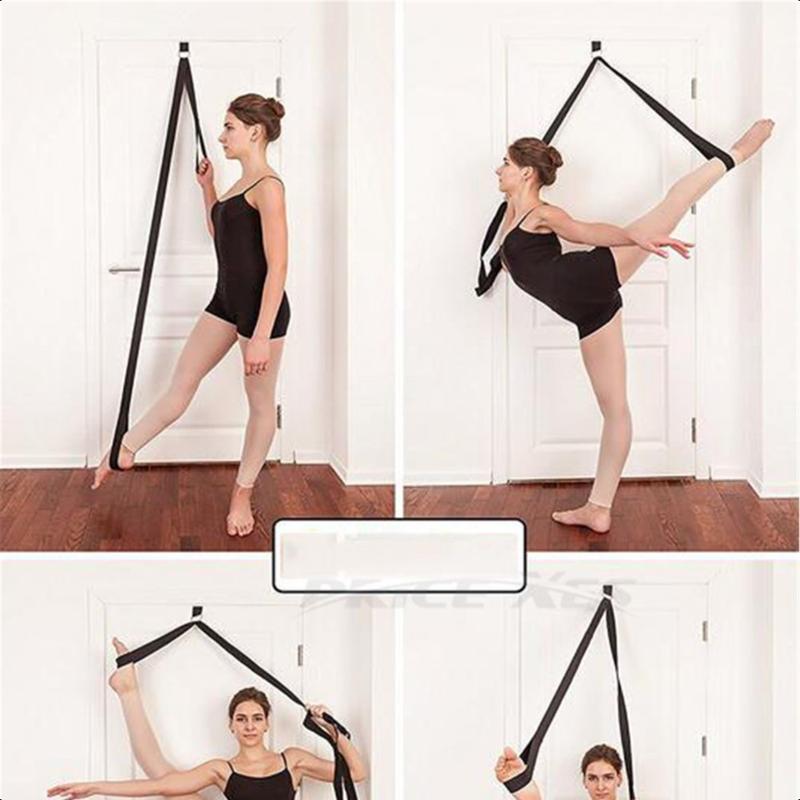 Door Flexibility & Stretching Leg Strap - Great for Ballet Cheer Dance Gymnastics or ANY Sport Leg Stretcher Door Flexibility Trainer Premium stretching equipment