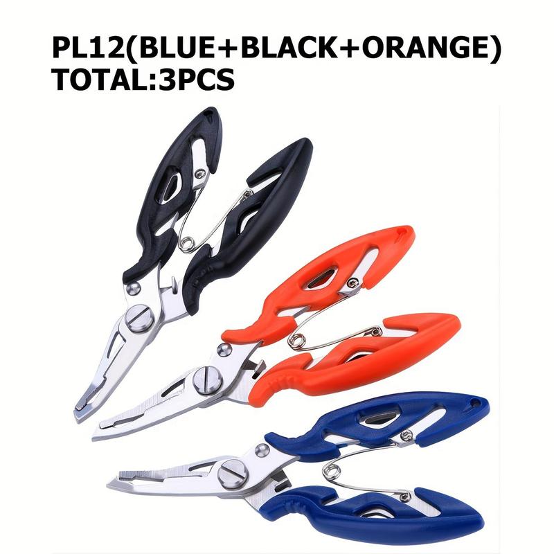 Multifunctional Stainless Steel Fishing Pliers, Portable 2 in 1 Fishing Tool & Cutter, Durable Outdoor Tool for Hunting & Fishing