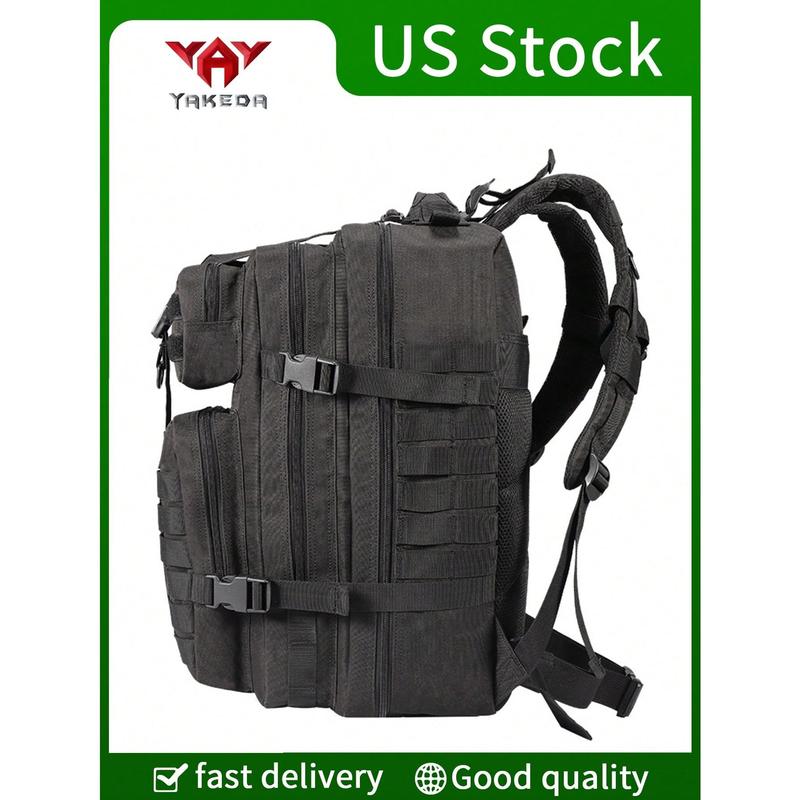 45L Large Capacity Outdoor Sports Backpack, Commuter Rucksack, Water-Resistant & Wear-Resistant, Multiple Compartment Pockets